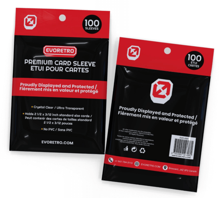 Evoretro: Premium Card Sleeves (Penny Sleeves)