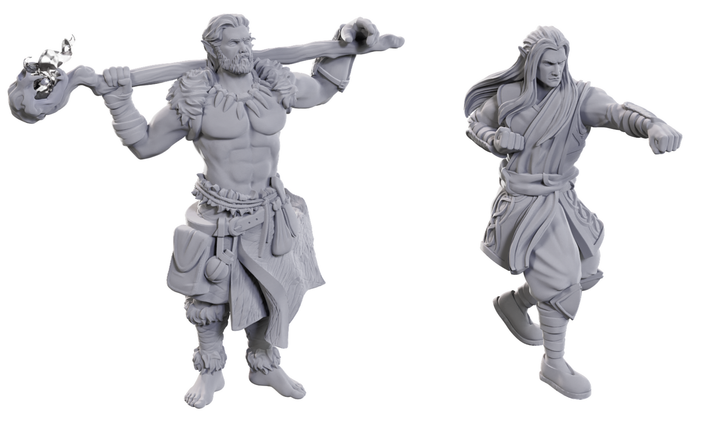 D&D Minis: Archdruid & Martial Arts Adept