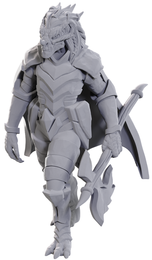 D&D Minis: Dragonborn of Tiamat
