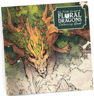 The Field Guide to Floral Dragons Coloring Book