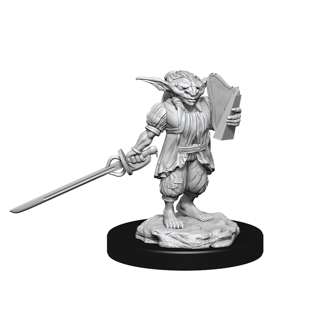 D&D Minis: Goblin Rogue Male & Goblin Bard Female