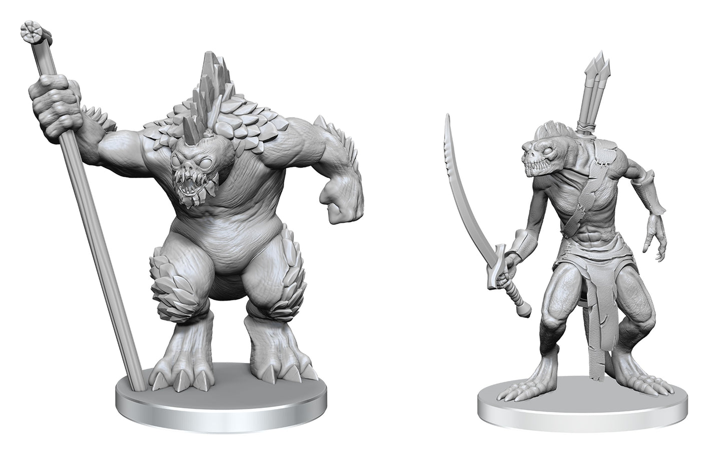 D&D Minis: PF Xulgath Skirmisher & Stoneliege