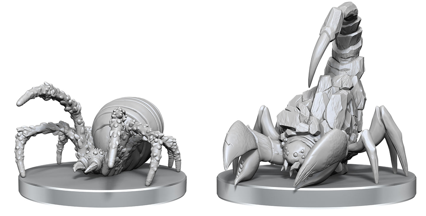 D&D Minis: PF Cave Scorpion & Hunting Spider