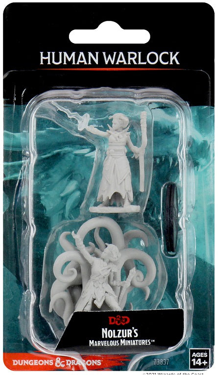 D&D Minis: Human Warlock Female