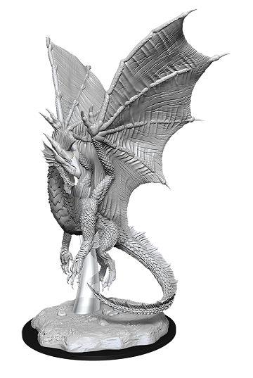 D&D Minis: Young Silver Dragon
