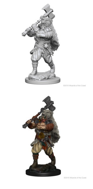 D&D Minis: Human Barbarian Male