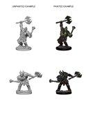 D&D Minis: PF Half-Orc Barbarian Male