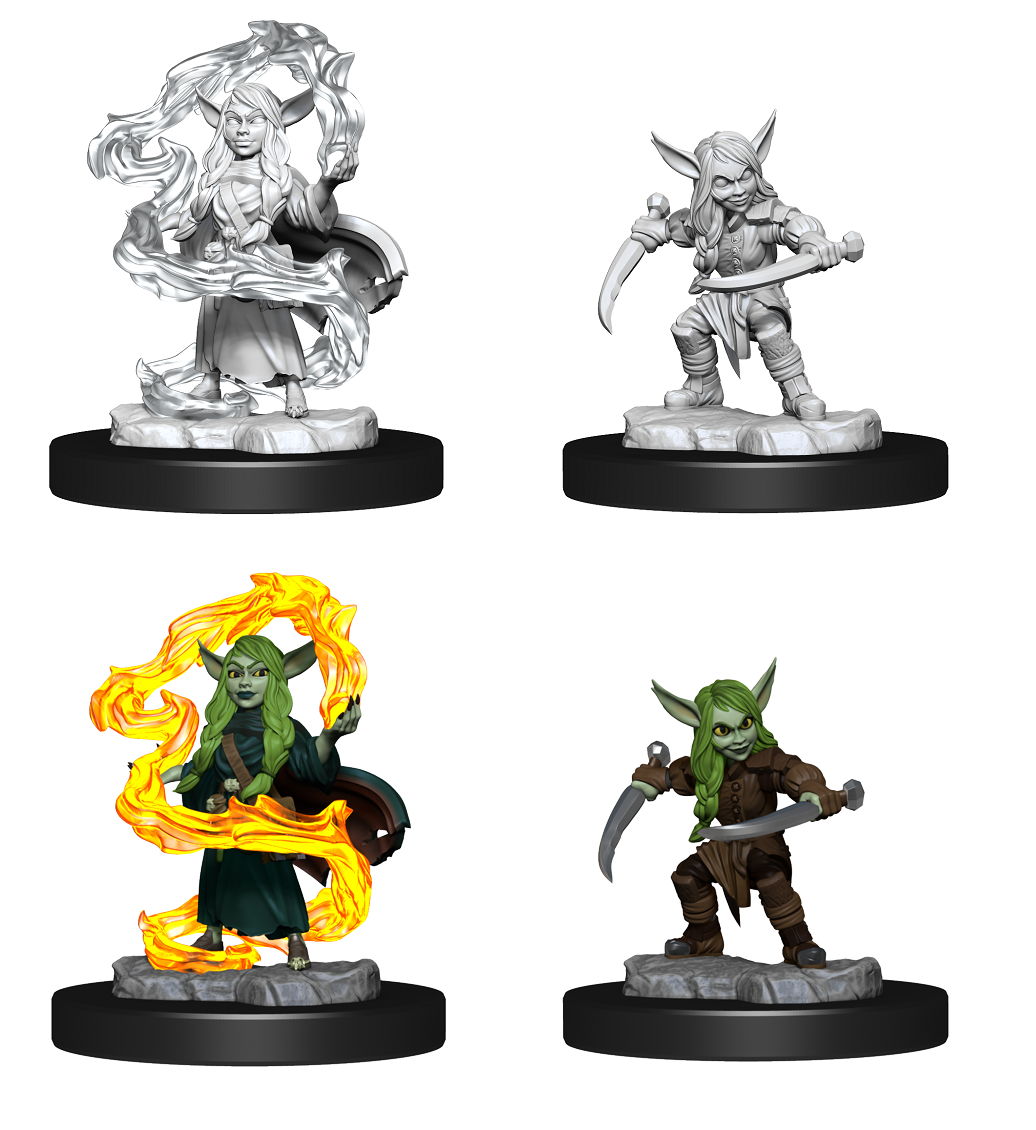 D&D Minis: CR Goblin Sorcerer and Rogue Male