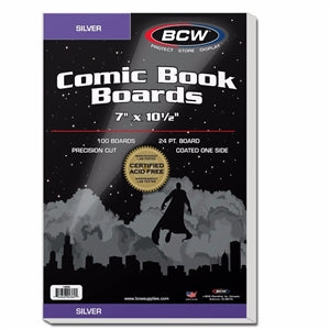 BCW: Silver Comics - Backing Boards