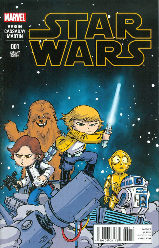Star Wars #1 (2015) Skottie Young Cover CGC Graded 9.6 S/N: 4671549007