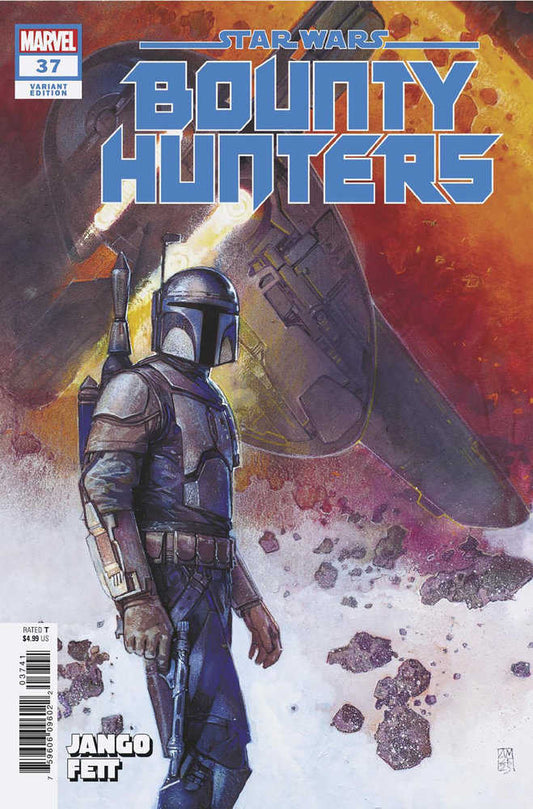 Star Wars: Bounty Hunters 37 Alex Maleev Jango Fett Variant [Dd]