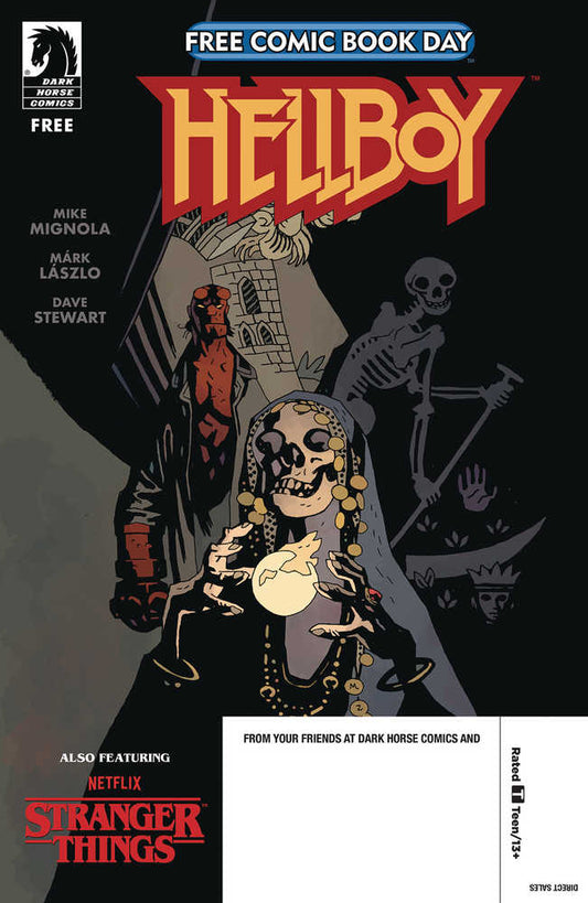 Free Comic Book Day 2024 Hellboy Stranger Things (Bundles Of 20)
