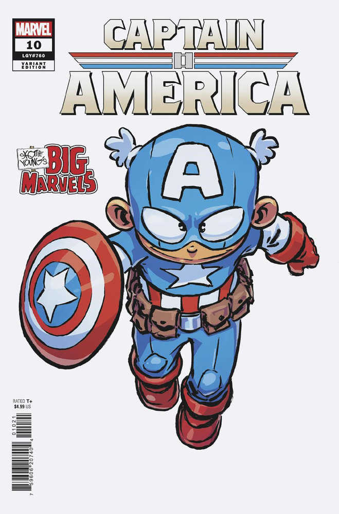 Captain America #10 Skottie Young'S Big Marvel Variant