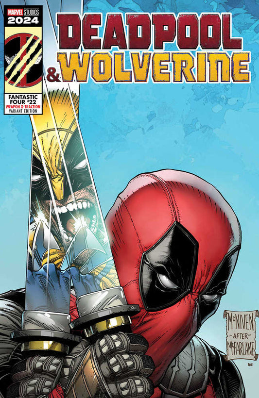 Fantastic Four #22 Deadpool Wolverine Weapon X-Traction Variant