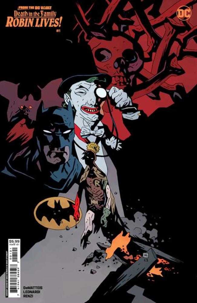 From The DC Vault Death In The Family Robin Lives #1 Cover B Mike Mignola Card Stock Variant