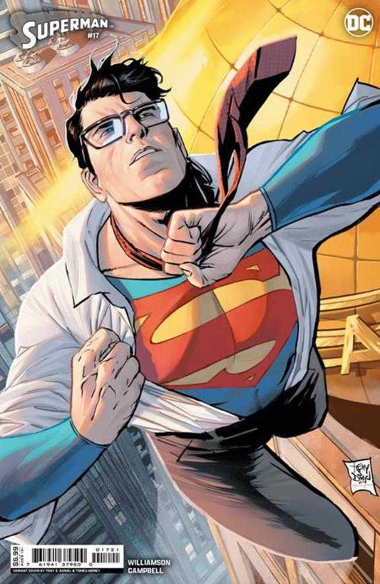 Superman #17 Cover B Tony S Daniel Card Stock Variant (Absolute Power)