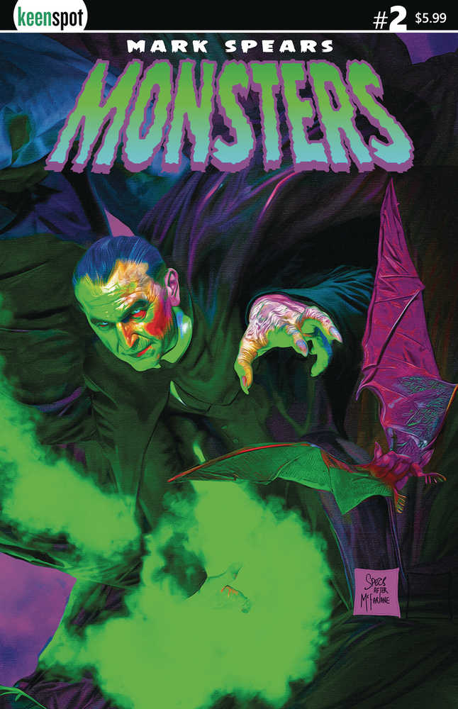 Mark Spears Monsters #2 Cover B Spawn #1 Homage