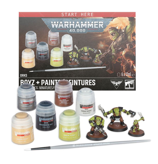 WH40K: Orks: Boyz + Paints
