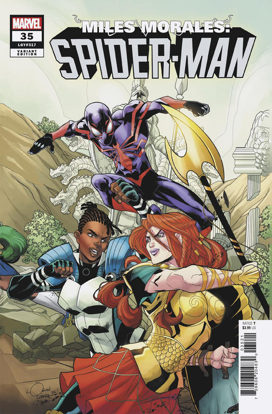 Miles Morales: Spider-Man #35 Logan Lubera 5-Part Connecting Variant