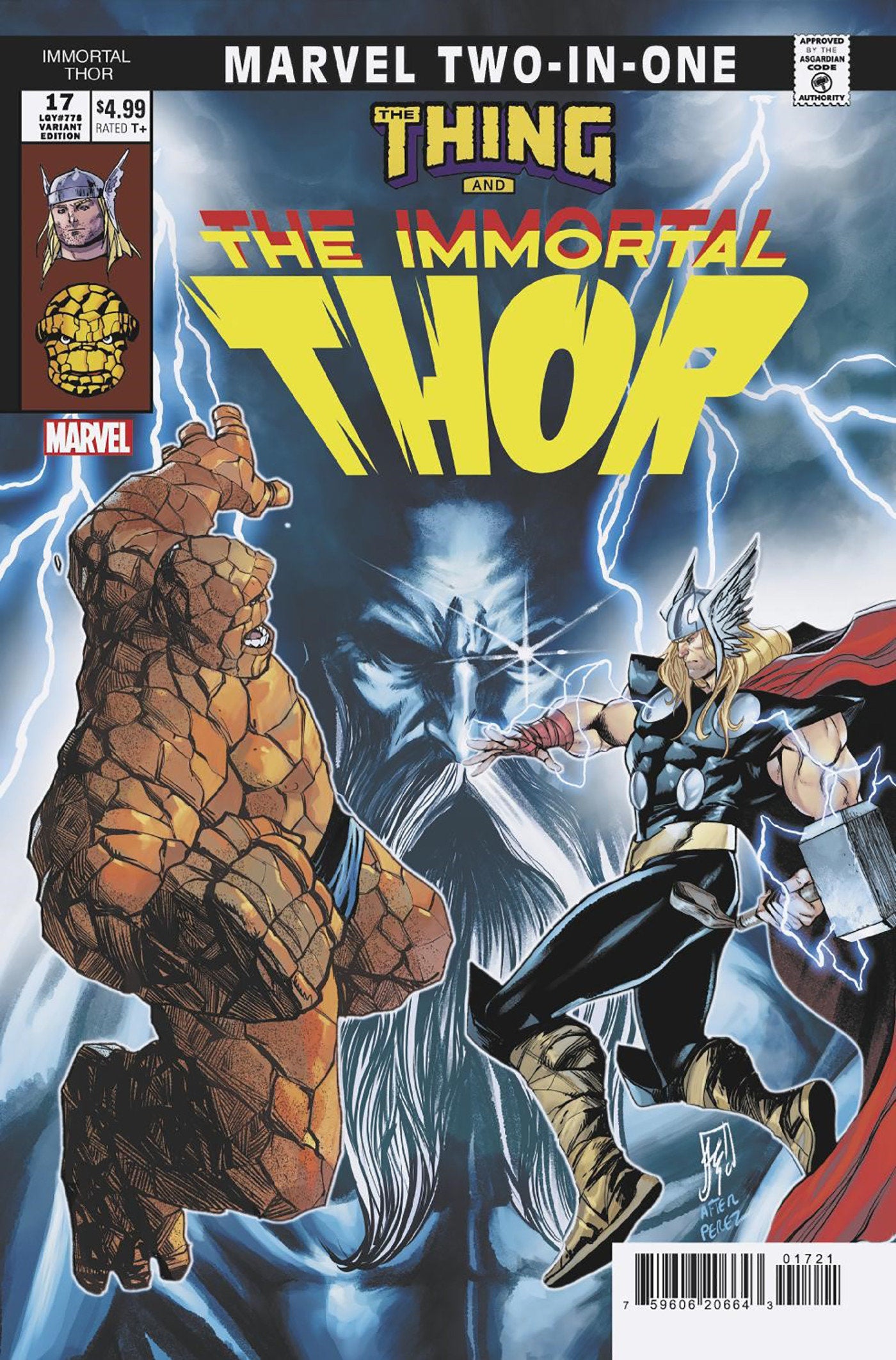 Immortal Thor #17 Stefano Caselli Marvel Two-In-One Variant