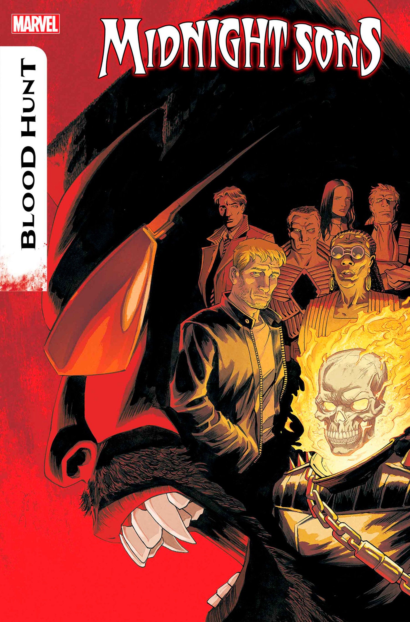 Midnight Sons: Blood Hunt #1 Declan Shalvey Variant [Bh]