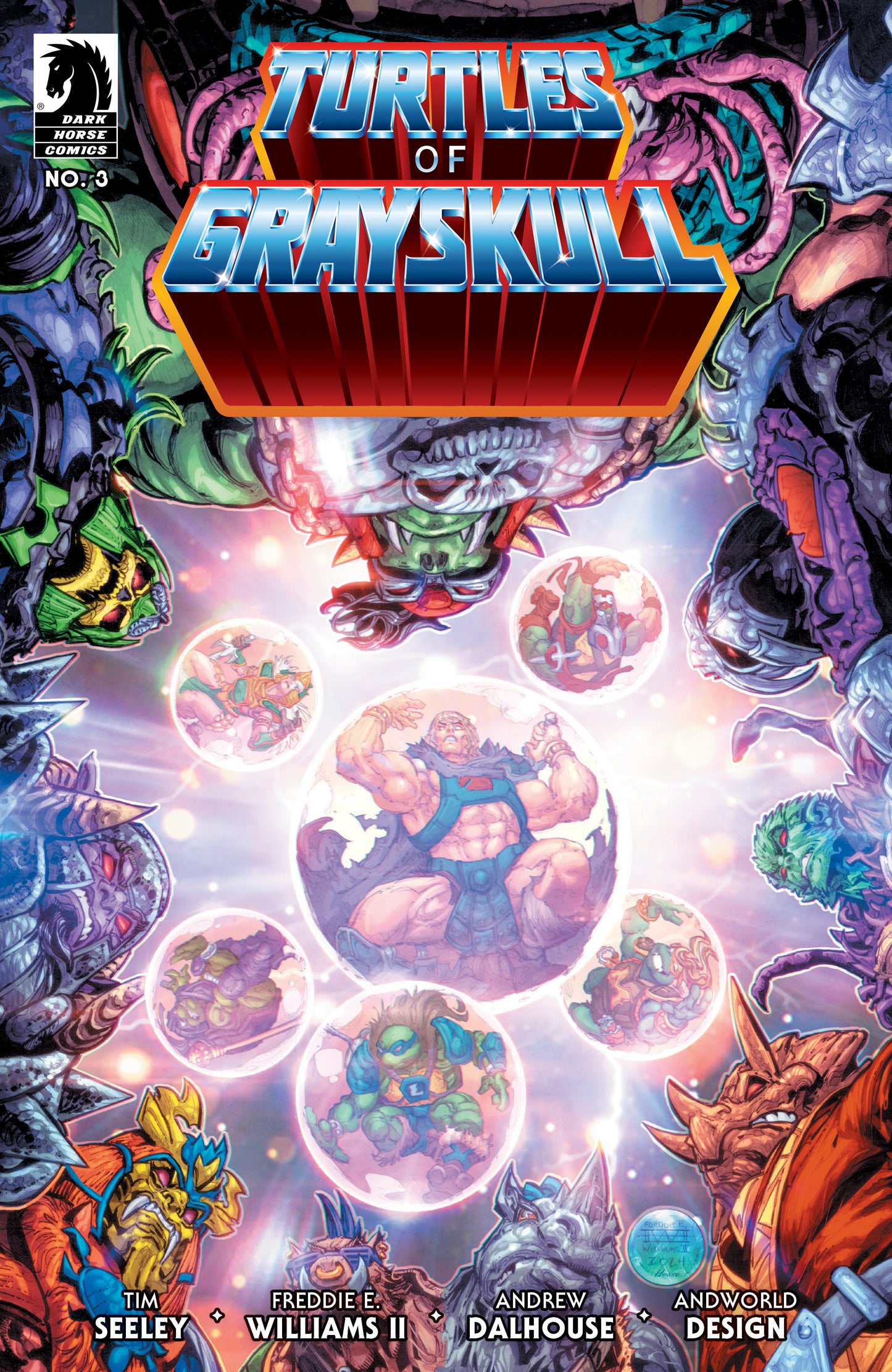 Masters Of Universe Teenage Mutant Ninja Turtles Turtles Of Grayskull #3 Cover A Willi