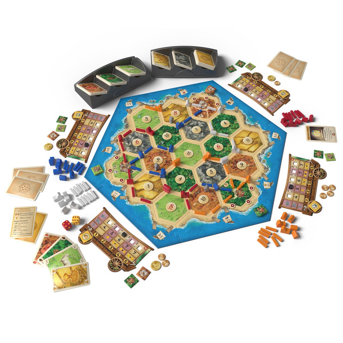 Catan: Traders & Barbarians Expansion - 6th Edition