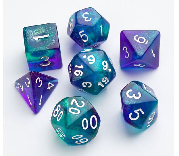 Gamegenic Dice: 7 pc: Galaxy Series: Neptune