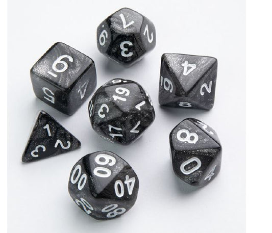 Gamegenic Dice: 7 pc: Galaxy Series: Moon