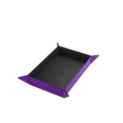 Gamegenic: Magnetic Dice Tray - Rectangular Black/Purple