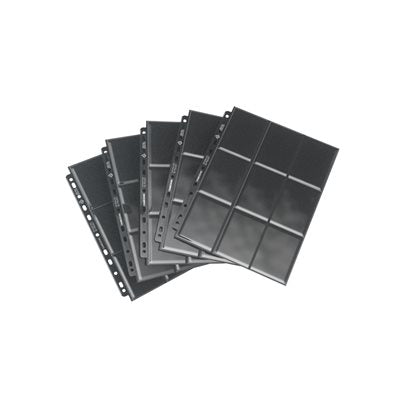 Gamegenic: Side Loading 18-Pocket Pages - Black