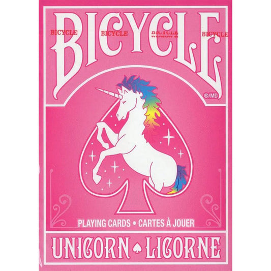 Bicycle Playing Cards Unicorn Pink