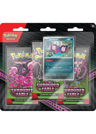 Pokemon: Scarlet and Violet SV6.5 - Shrouded Fable - 3pk Blister