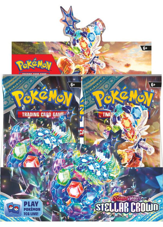 Pokemon: Scarlet and Violet SV7 - Stellar Crown - Booster Box