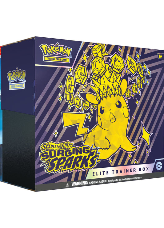 Pokemon: Scarlet and Violet SV8 - Surging Sparks - Elite Trainer Box