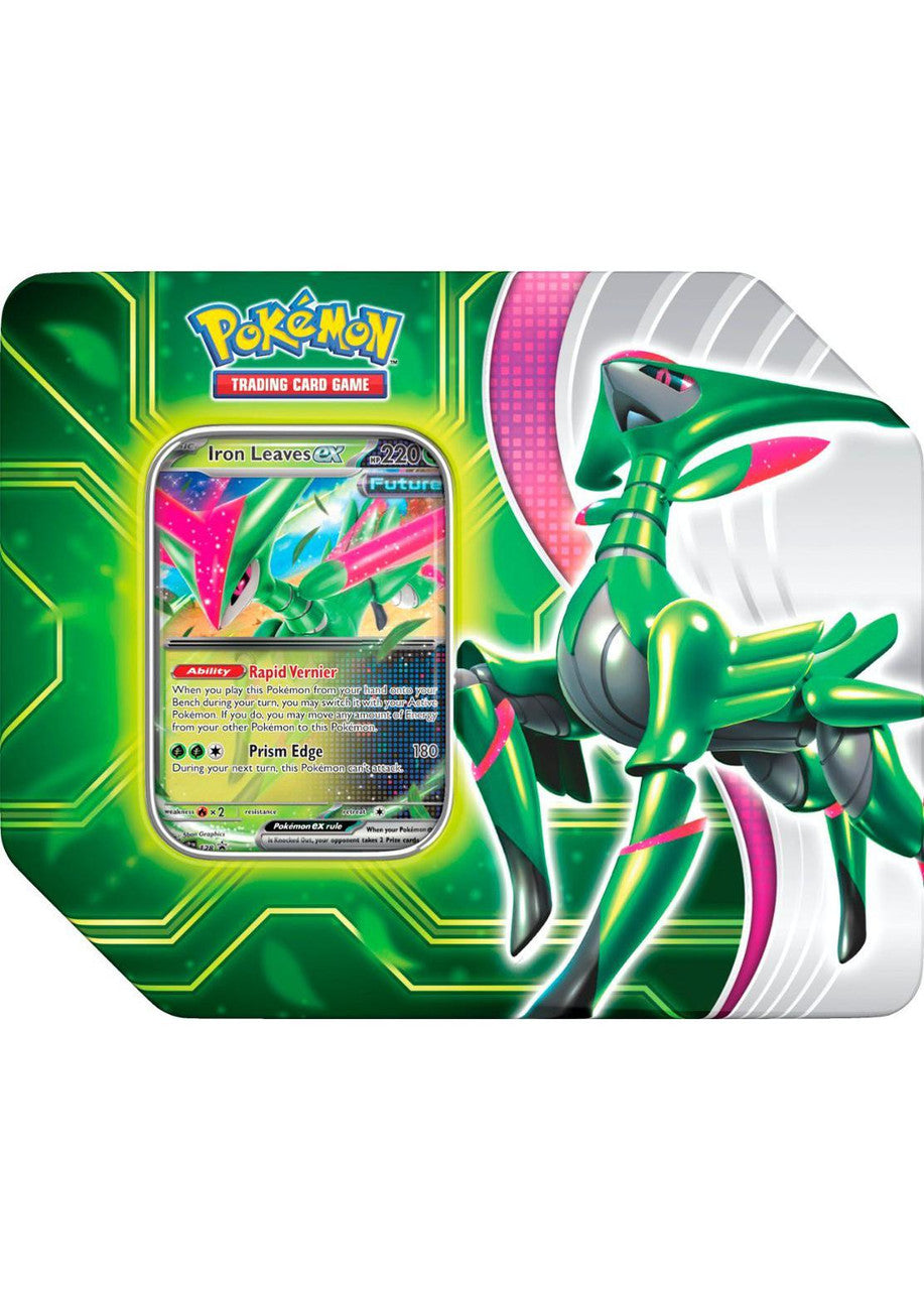 Pokemon: Scarlet and Violet SV5 - Temporal Forces - Paradox Clash Tin - Iron Leaves