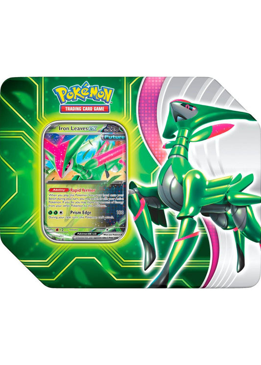 Pokemon: Scarlet and Violet - Temporal Forces SV5 - Paradox Clash Tin - Iron Leaves