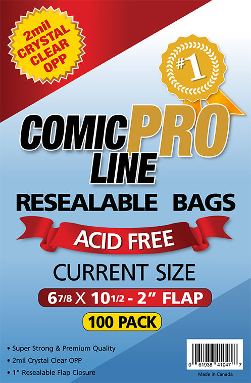 Comic Pro Line: Current - Resealable Bags