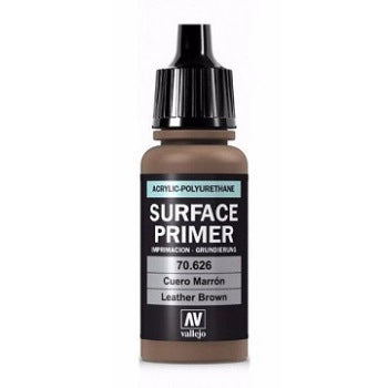 Vallejo: Surface Primer - Leather Brown