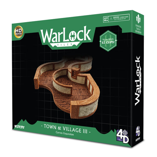 D&D: Warlock Town & Village Tiles 3 - Curves Expansion