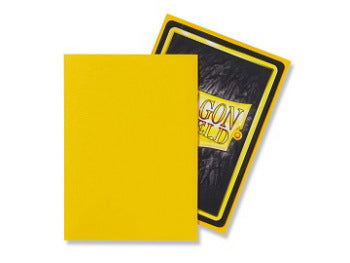 Dragon Shield Sleeves: Standard Matte - Yellow