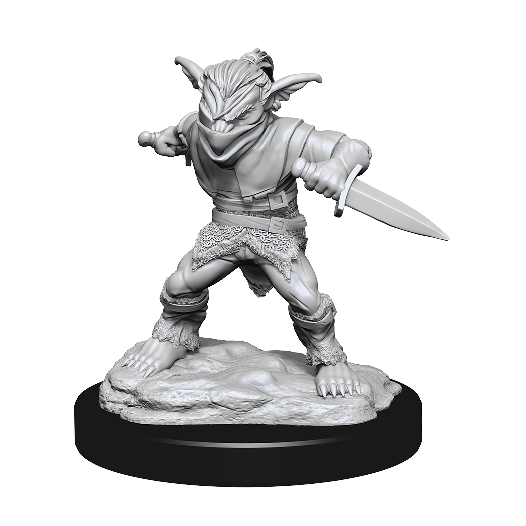 D&D Minis: Goblin Rogue Male & Goblin Bard Female