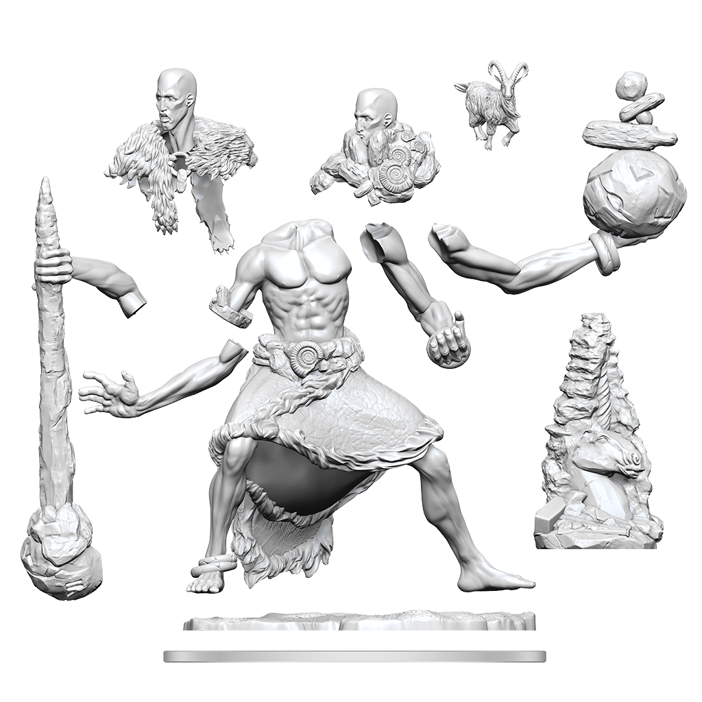 D&D Minis: Stone Giant, Frameworks