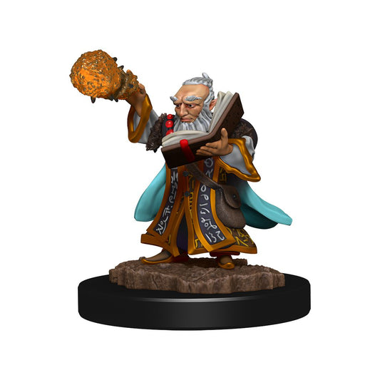 D&D Minis: Gnome Wizard Male - Painted