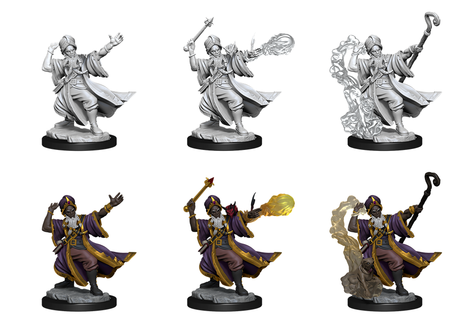 D&D Minis: Human Wizard, Frameworks