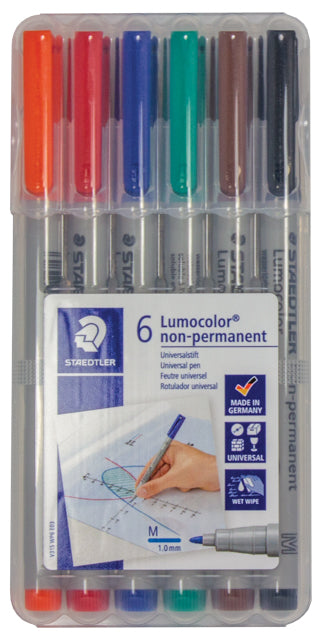 Chessex: Water Soluble Markers - 6 Pack