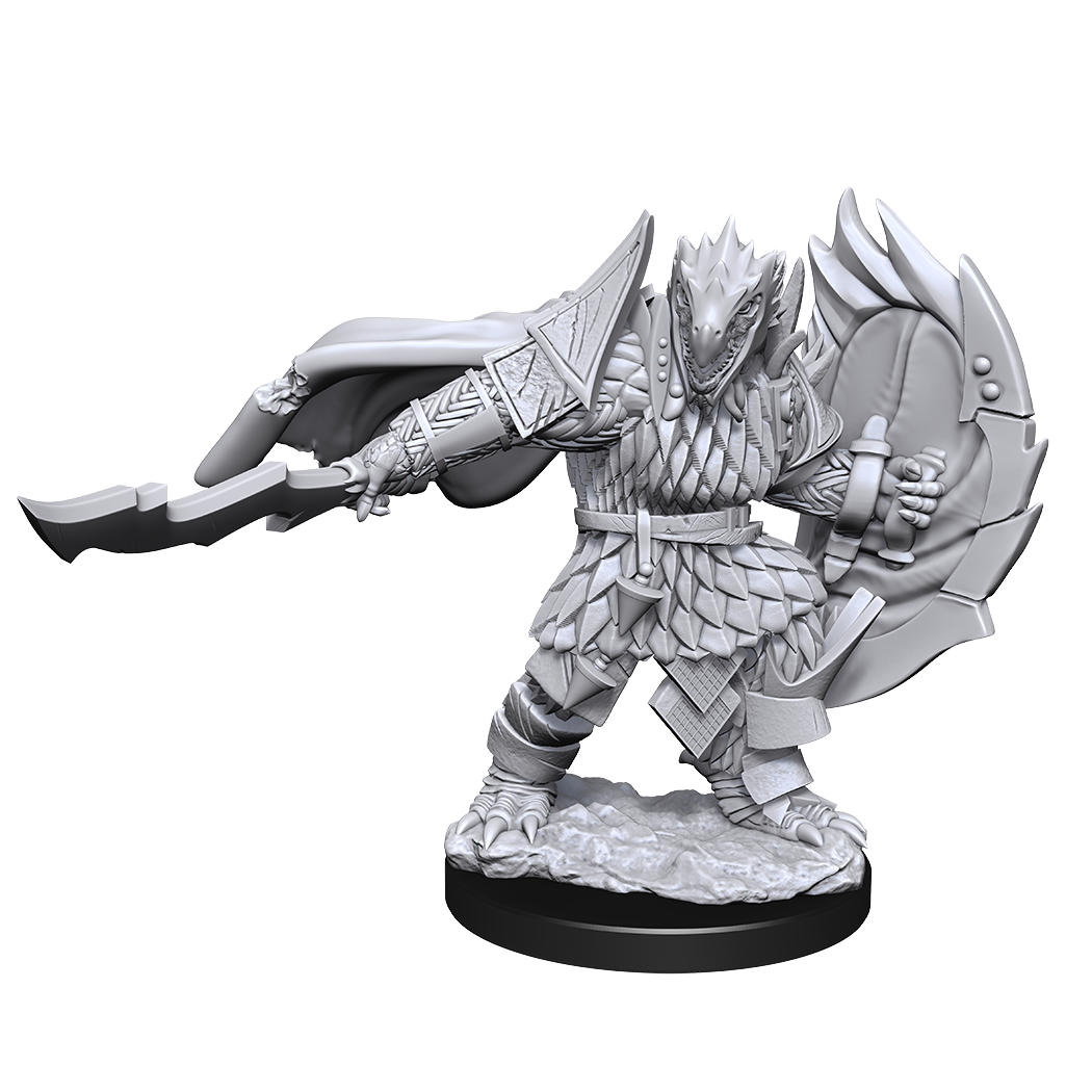 D&D Minis: Dragonborn Fighter Male