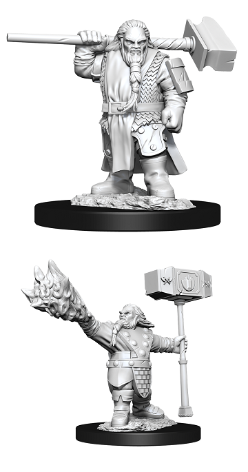 D&D Minis: Dwarf Cleric Male