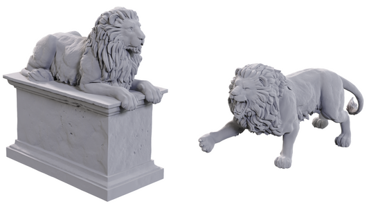 D&D Minis: Stone Lion