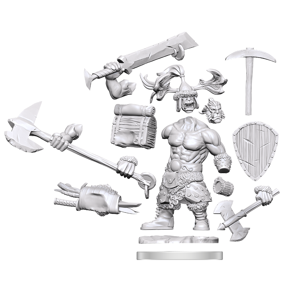 D&D Minis: Orc Barbarian, Frameworks